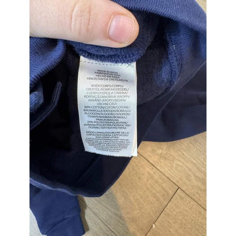 Polo Ralph‎ Lauren Hoodie Toddler 24M Navy Full Zip POLO Spell Out Sweatshirt